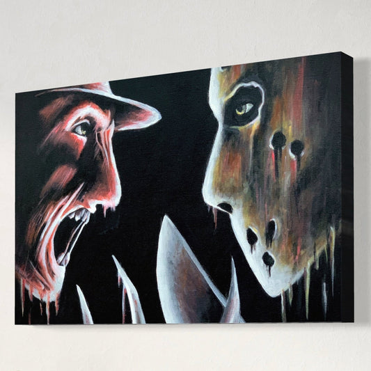 FREDDY VS JASON Canvas Print