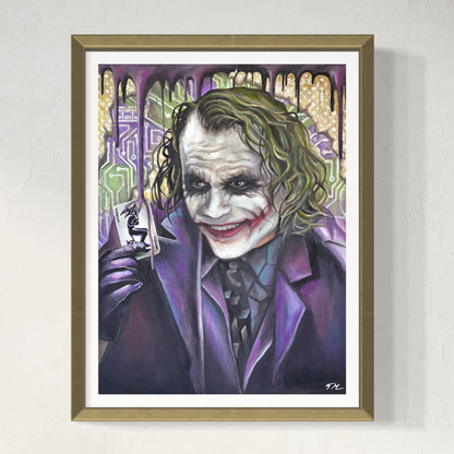 JOKER CARD Poster Print