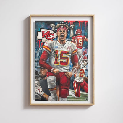 Patrick Mahomes - Poster Print