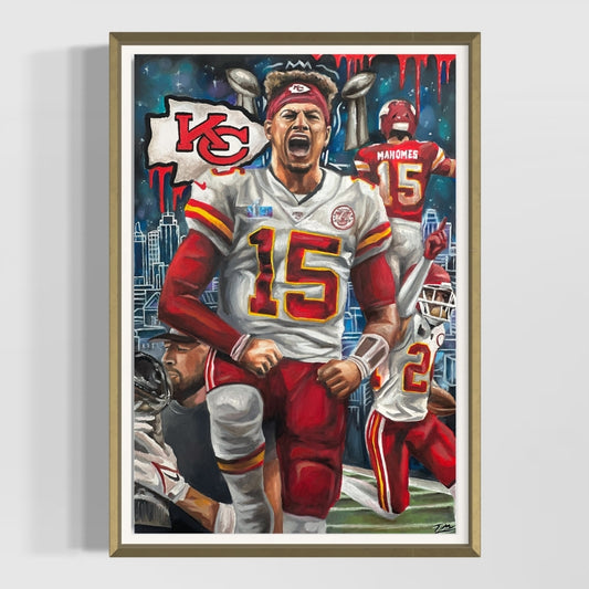 Patrick Mahomes - Poster Print