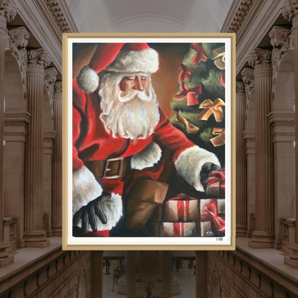 Father Christmas - Framed Print