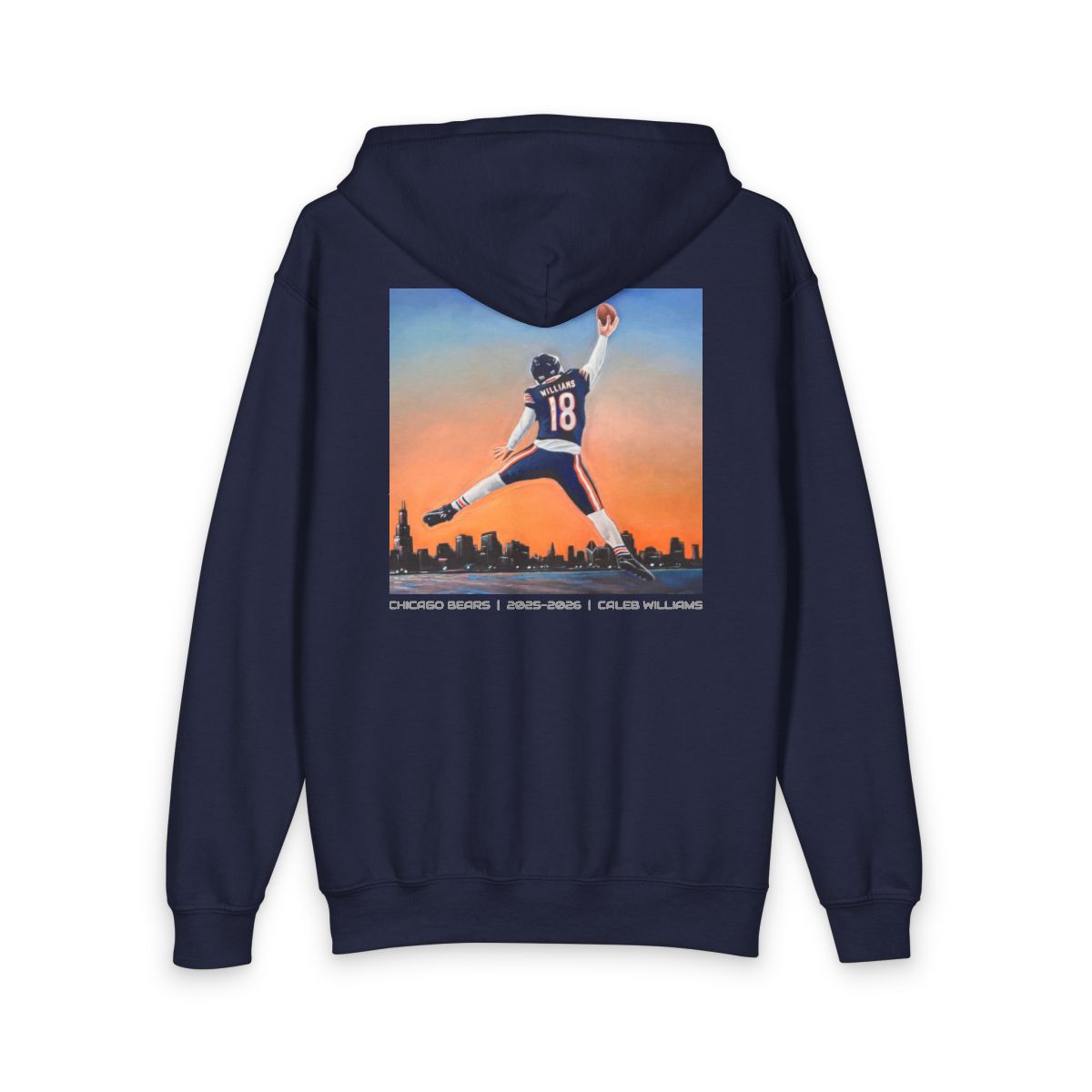Caleb Williams "Jumpman" Kids/Youth Zip-up Hoodie