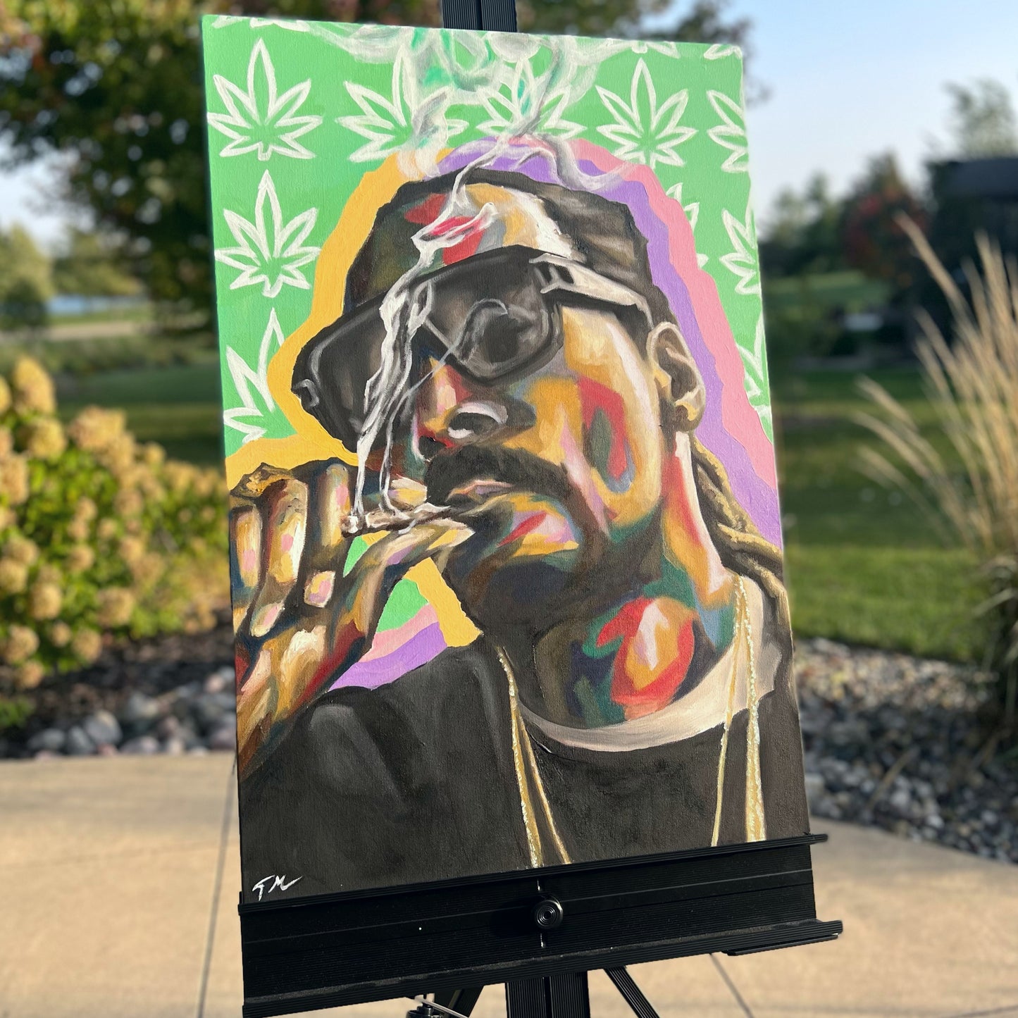 "Snoop Dogg" - Original Painting - 30x20 - Tommy Manning Art