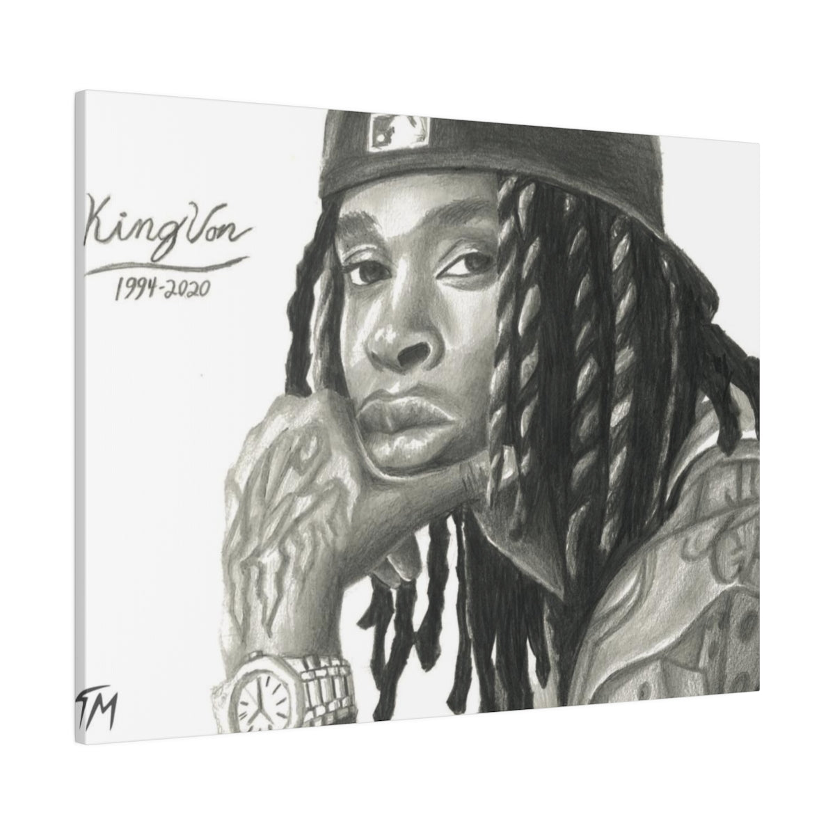 King Von - Canvas - Tommy Manning Art