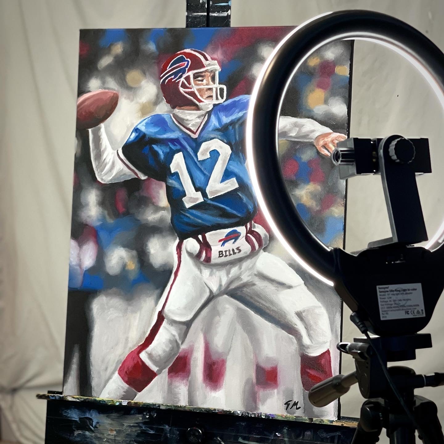 "Jim Kelly" - Original Painting - Tommy Manning Art