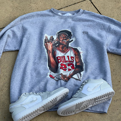 G.O.A.T - Champion Crewneck - Tommy Manning Art