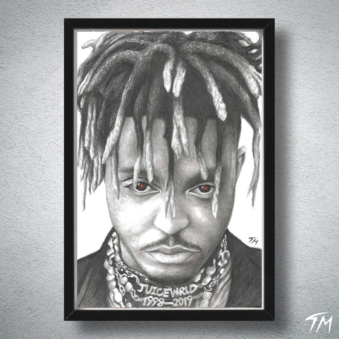 Juice Wrld Tribute - Fine Art Print - Tommy Manning Art