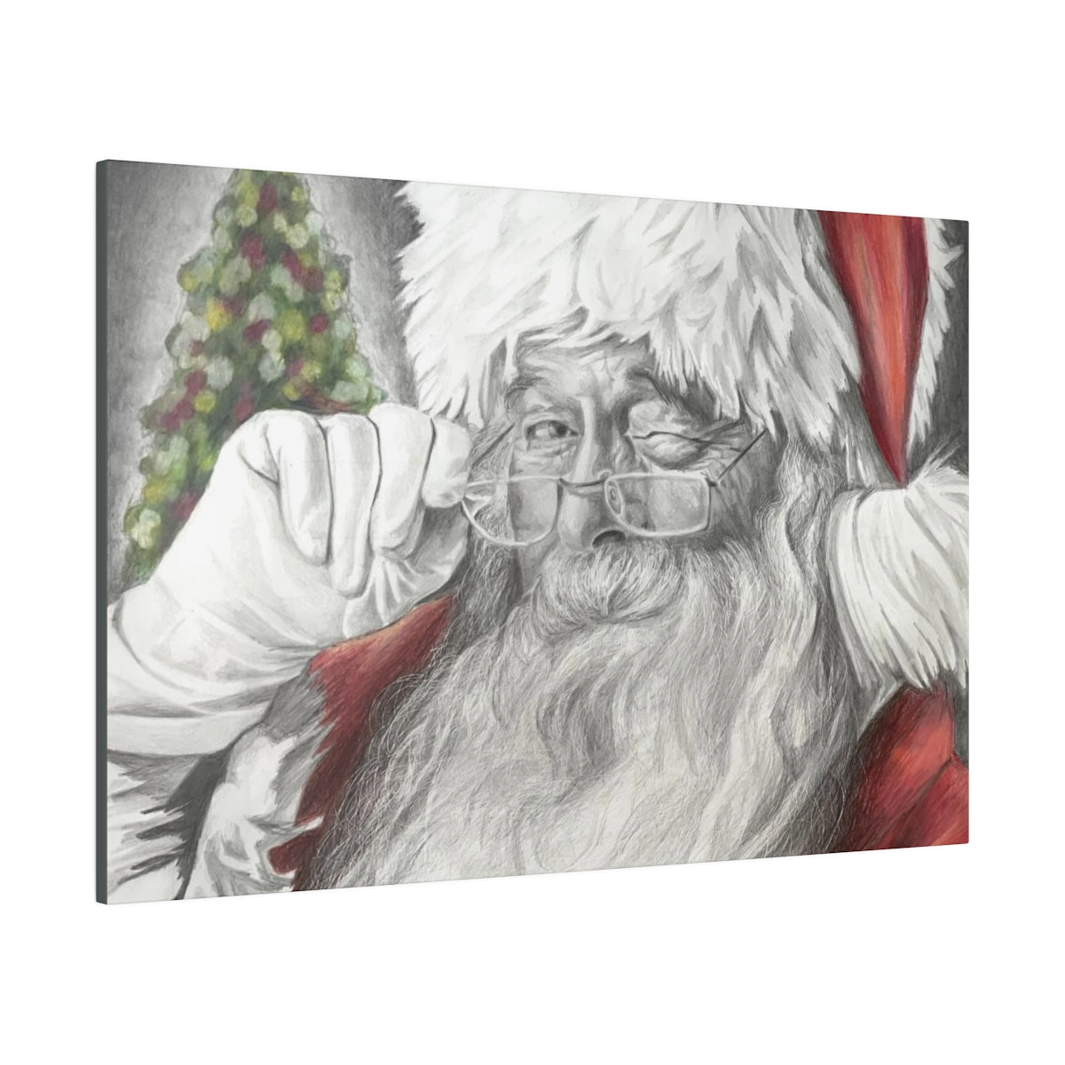 Santa 2021 - Canvas - Tommy Manning Art