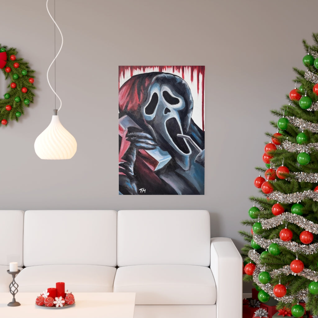 Ghostface Scream Poster Wall Art Prints – Tommy Manning Art