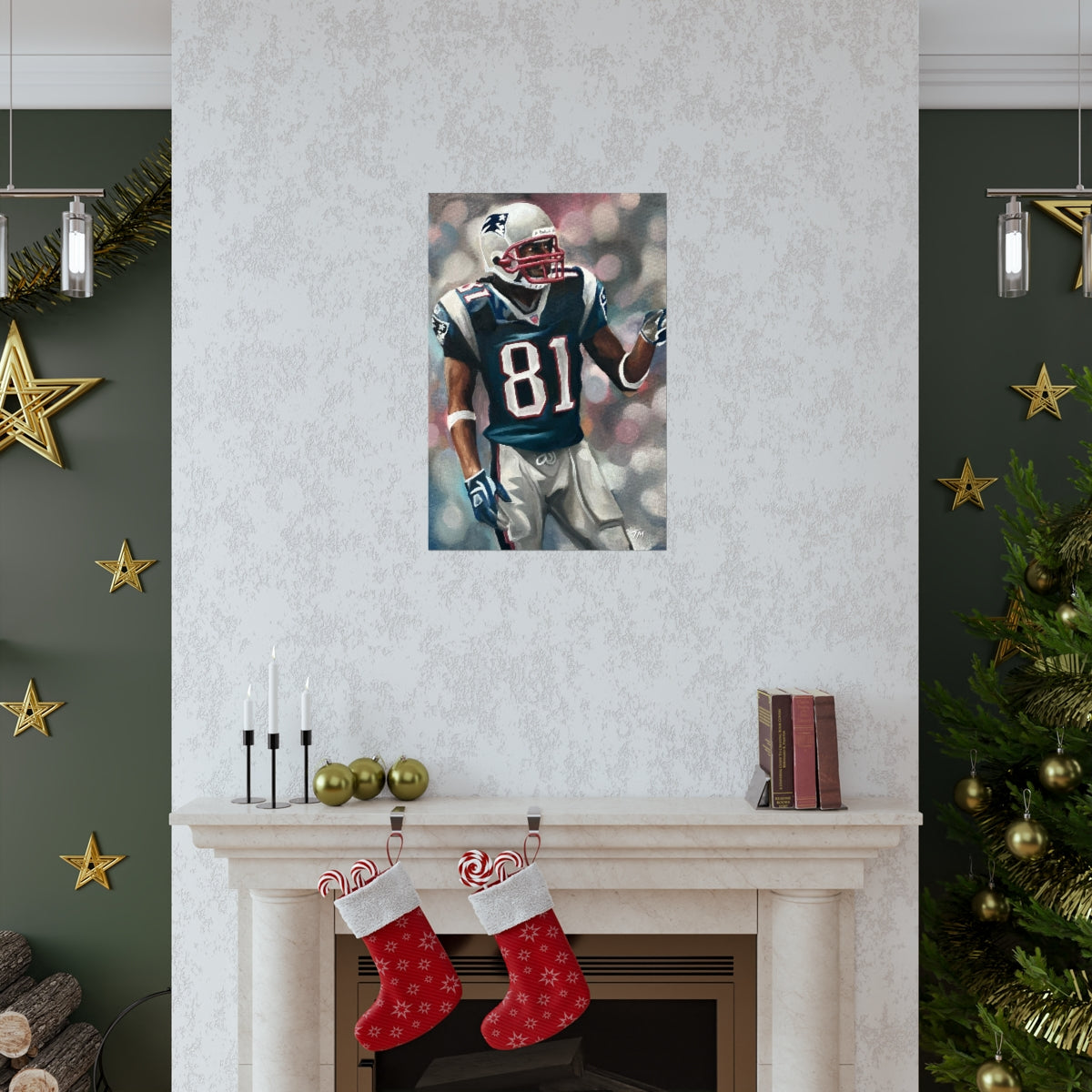 Randy Moss - Fine Art Print - Tommy Manning Art