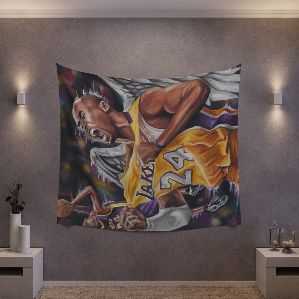 KOBE Tapestry Tommy Manning Art