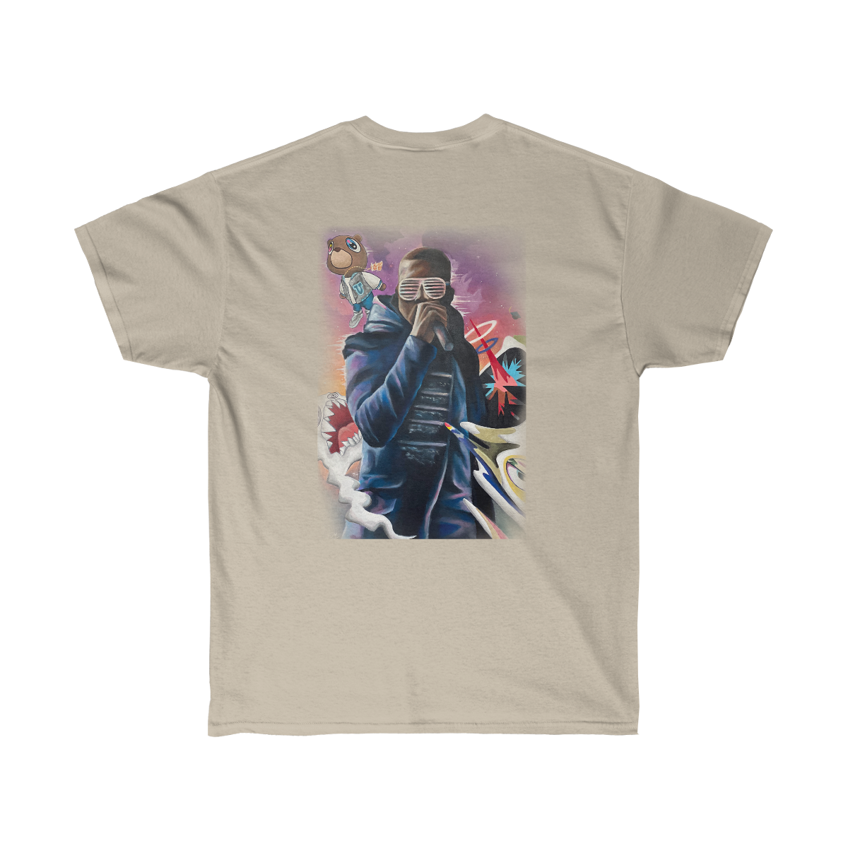 Kanye Graduation (Double-Sided) - T-Shirt - Tommy Manning Art