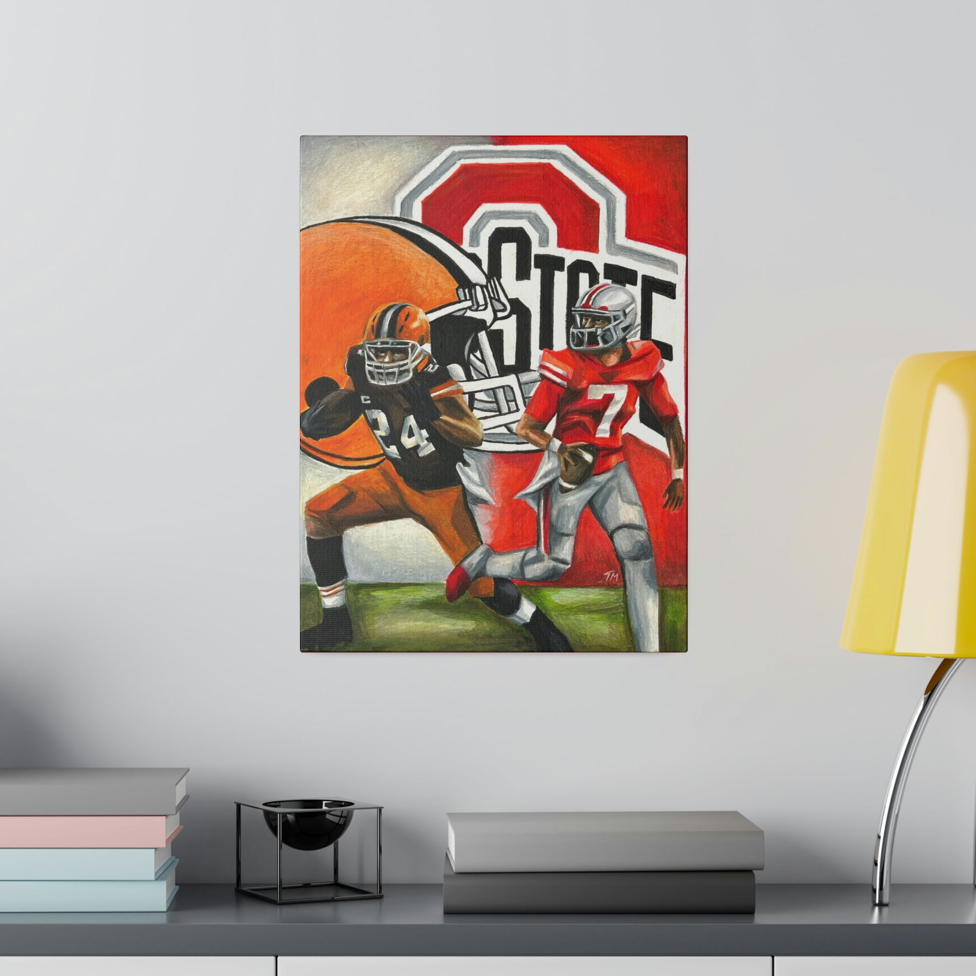 Ohio State/Browns - Canvas - Tommy Manning Art