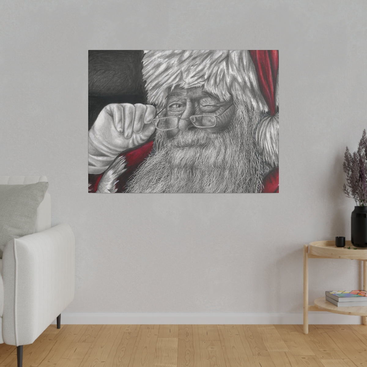 Santa 2017 - Canvas - Tommy Manning Art