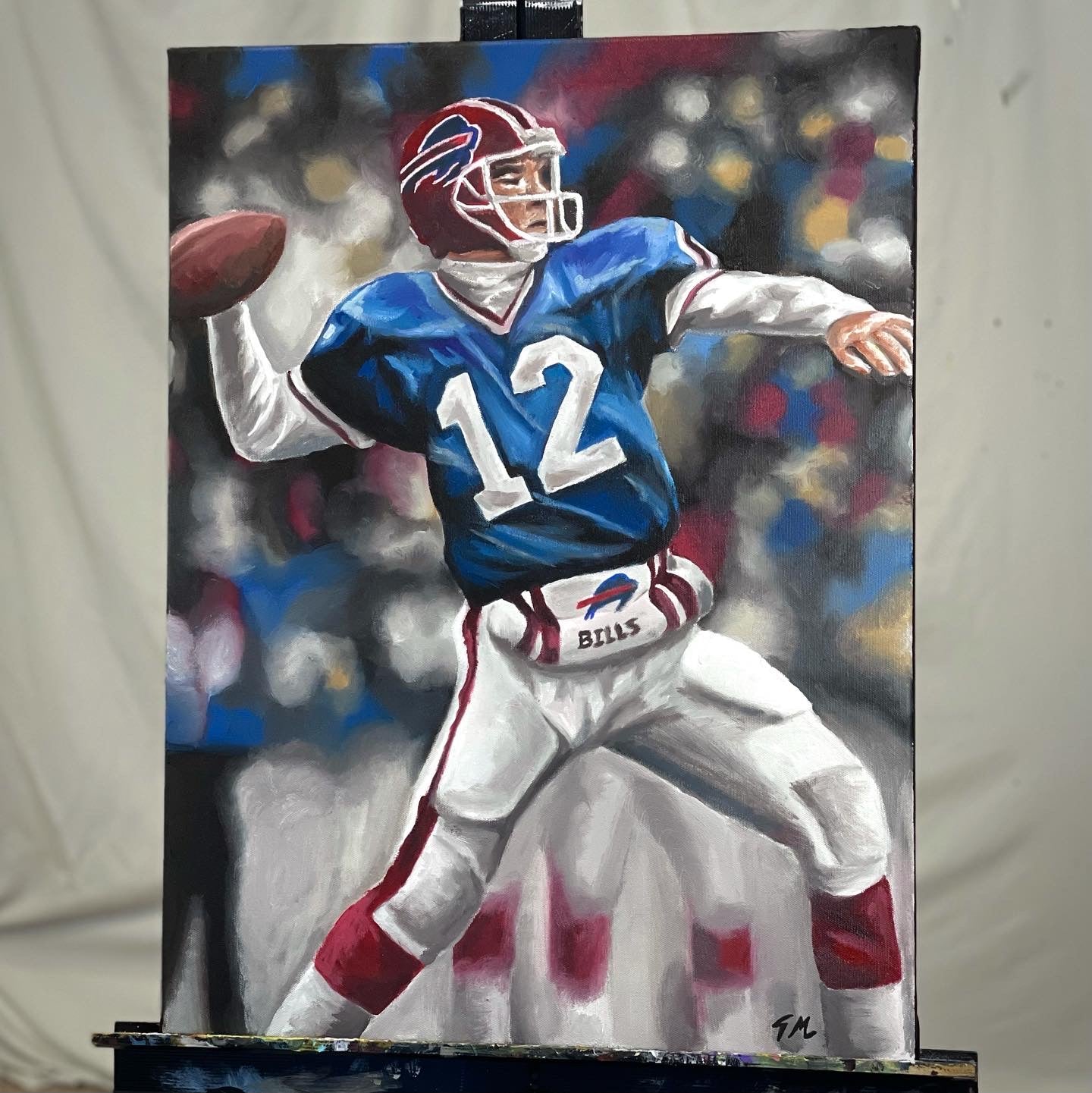 "Jim Kelly" - Original Painting - Tommy Manning Art