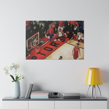 Kawhi Game Winner - Canvas - Tommy Manning Art