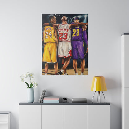 NBA LEGENDS - Canvas - Tommy Manning Art