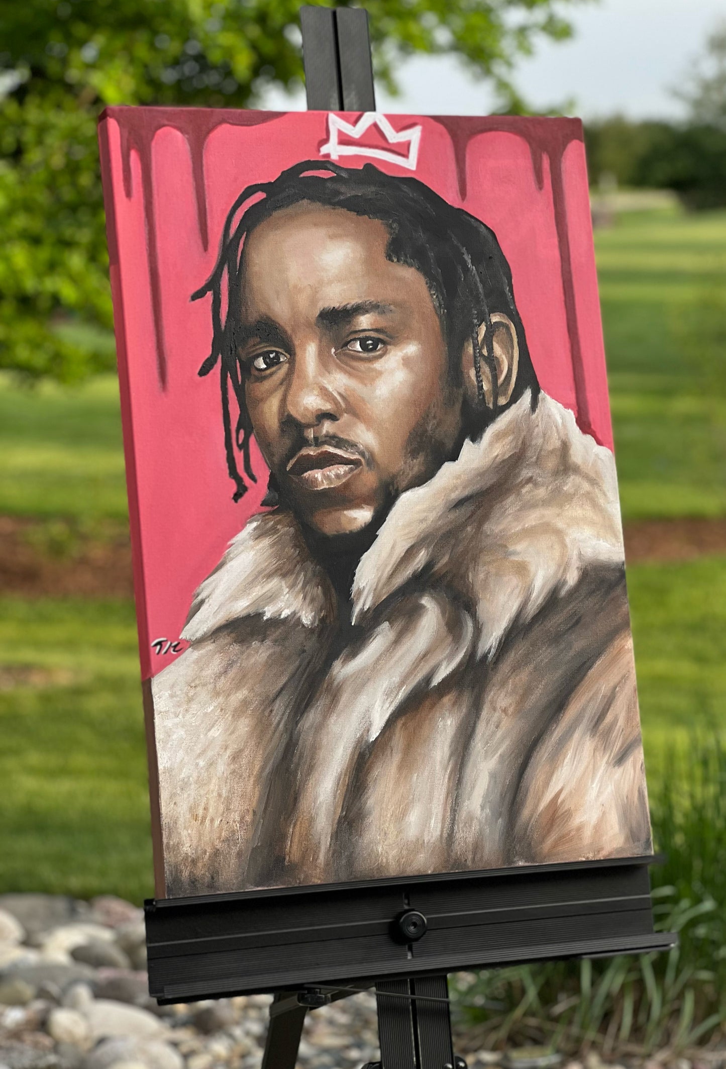 "King Kendrick" - Original Painting - 30x20 - Tommy Manning Art