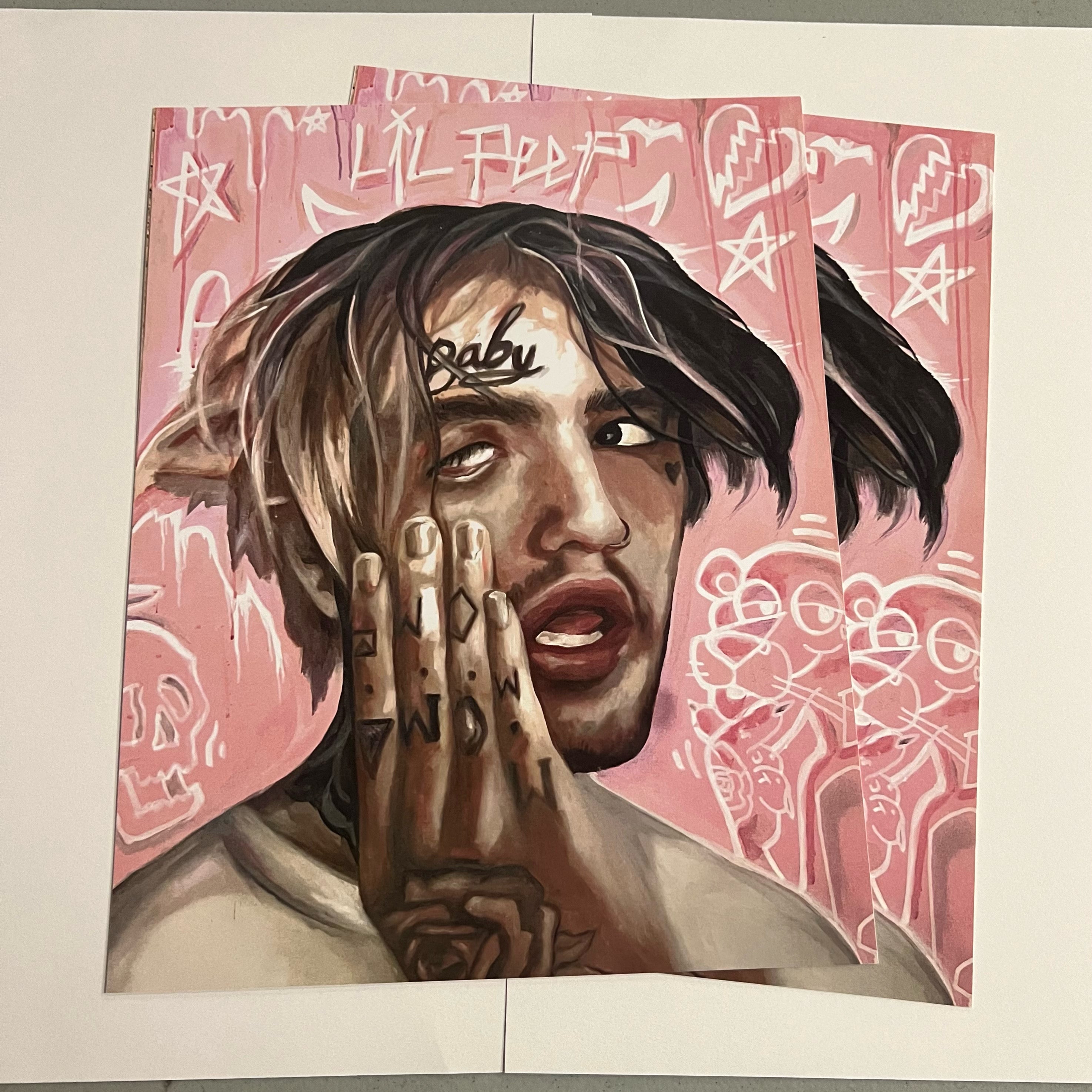 High quality Lil peep painting