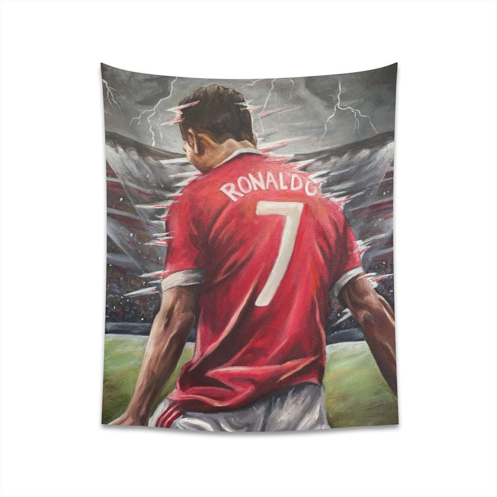 Ronaldo - TAPESTRY - Tommy Manning Art