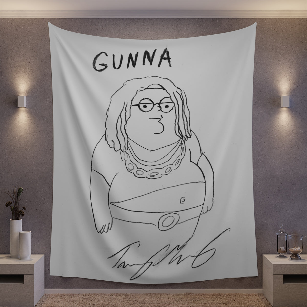 GXNNA (Funny Style) - Tapestry - Tommy Manning Art