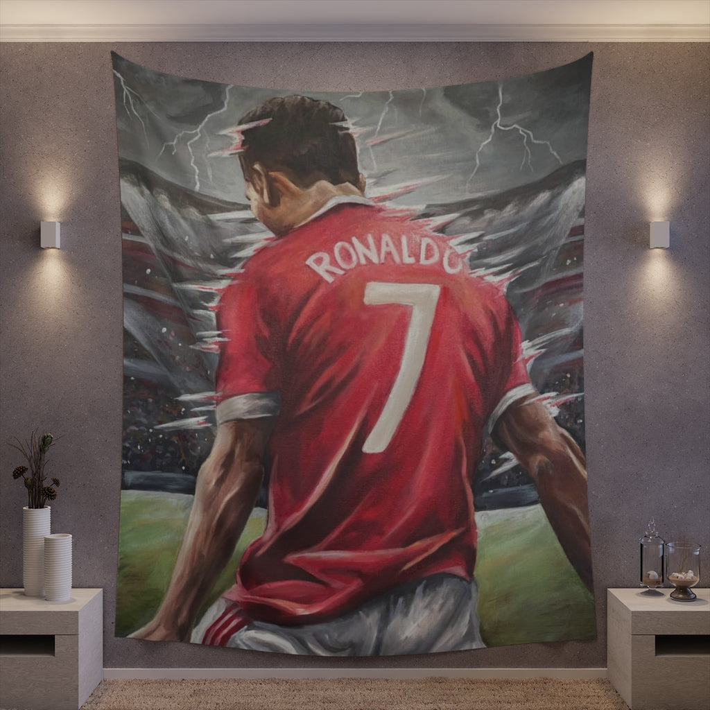 Ronaldo - TAPESTRY - Tommy Manning Art