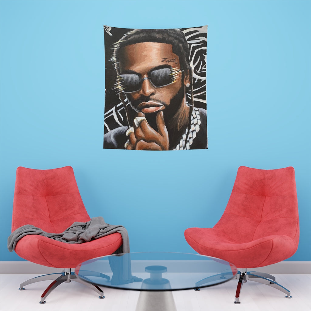 Pop smoke wall cheap tapestry