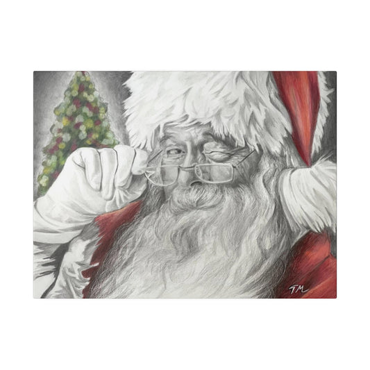 Santa 2021 - Canvas - Tommy Manning Art