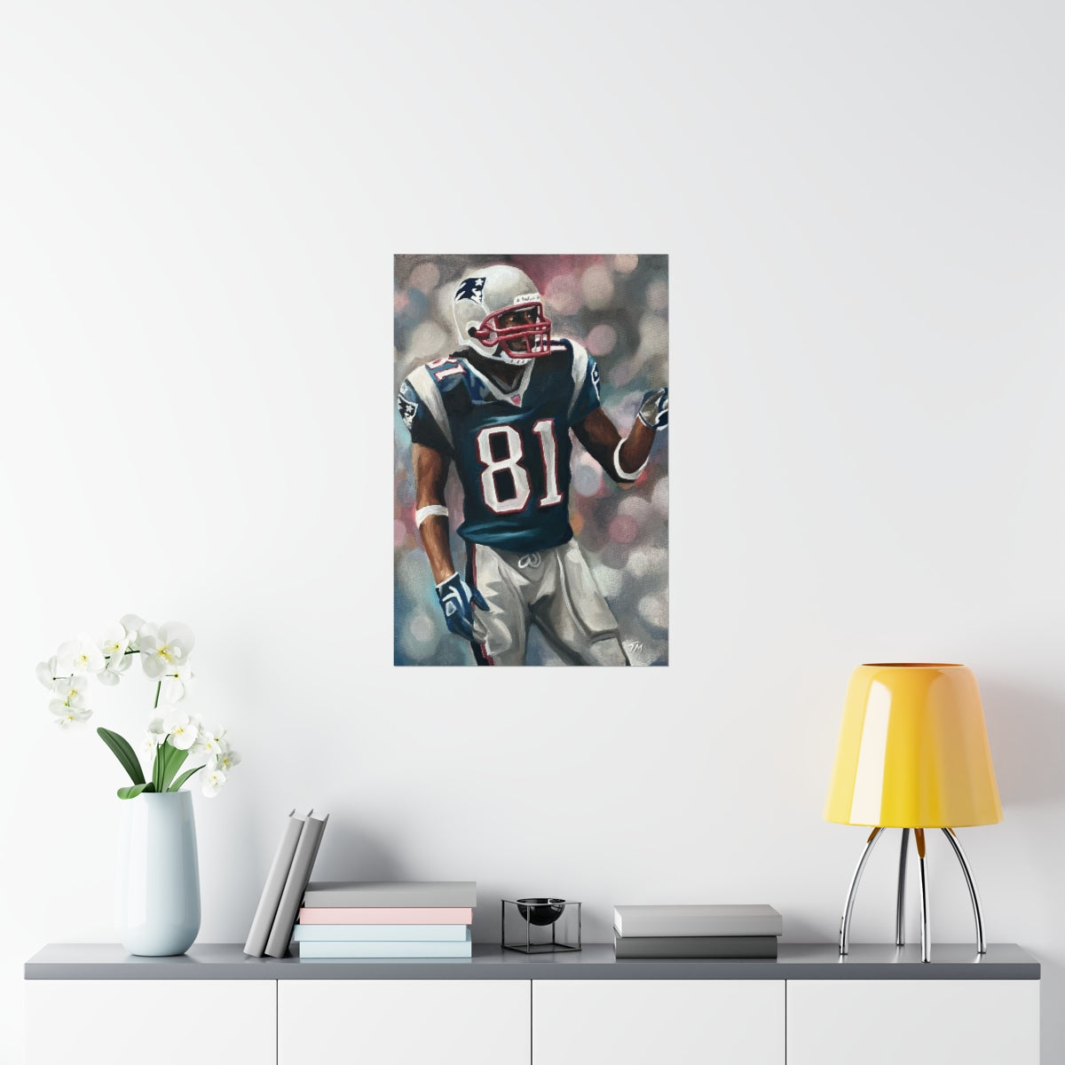 Randy Moss - Fine Art Print - Tommy Manning Art