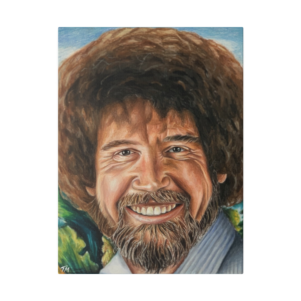 Bob Ross - Canvas - Tommy Manning Art