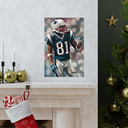 Randy Moss - Fine Art Print - Tommy Manning Art