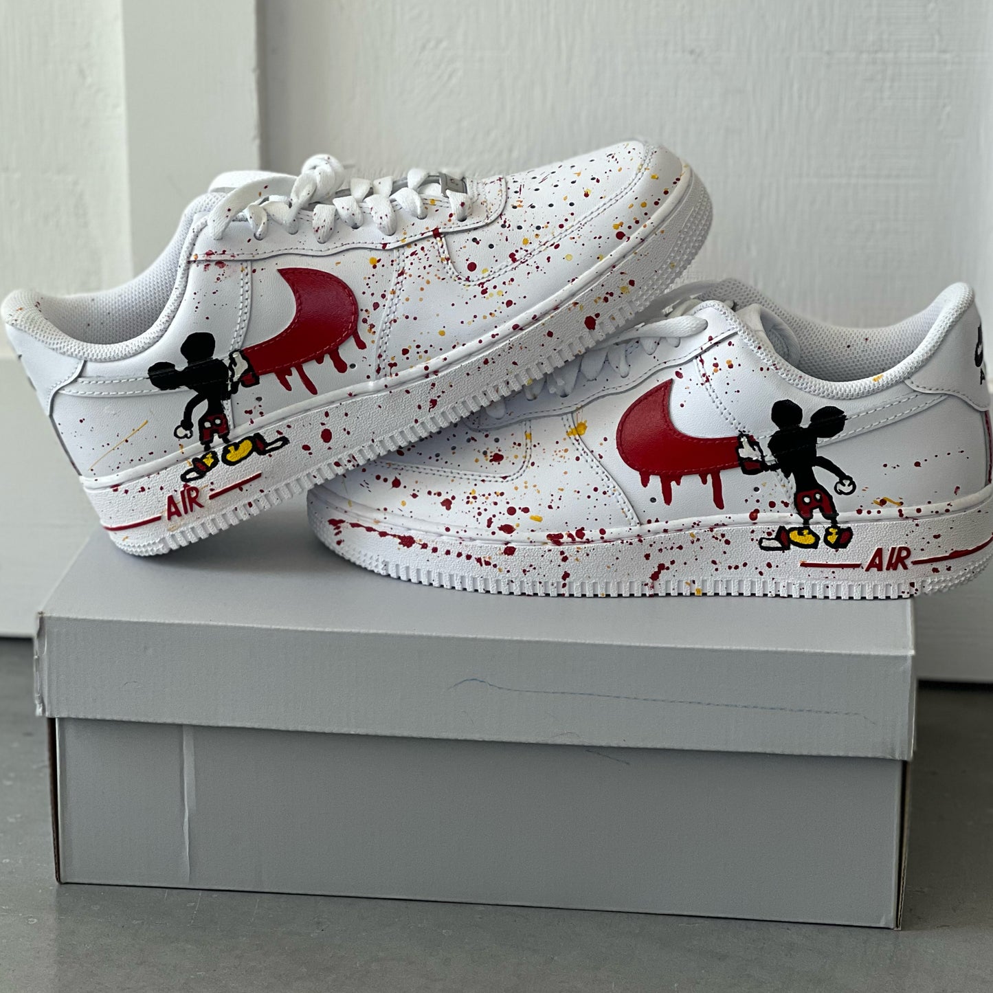 Mickey Graffiti - AF1's - Tommy Manning Art