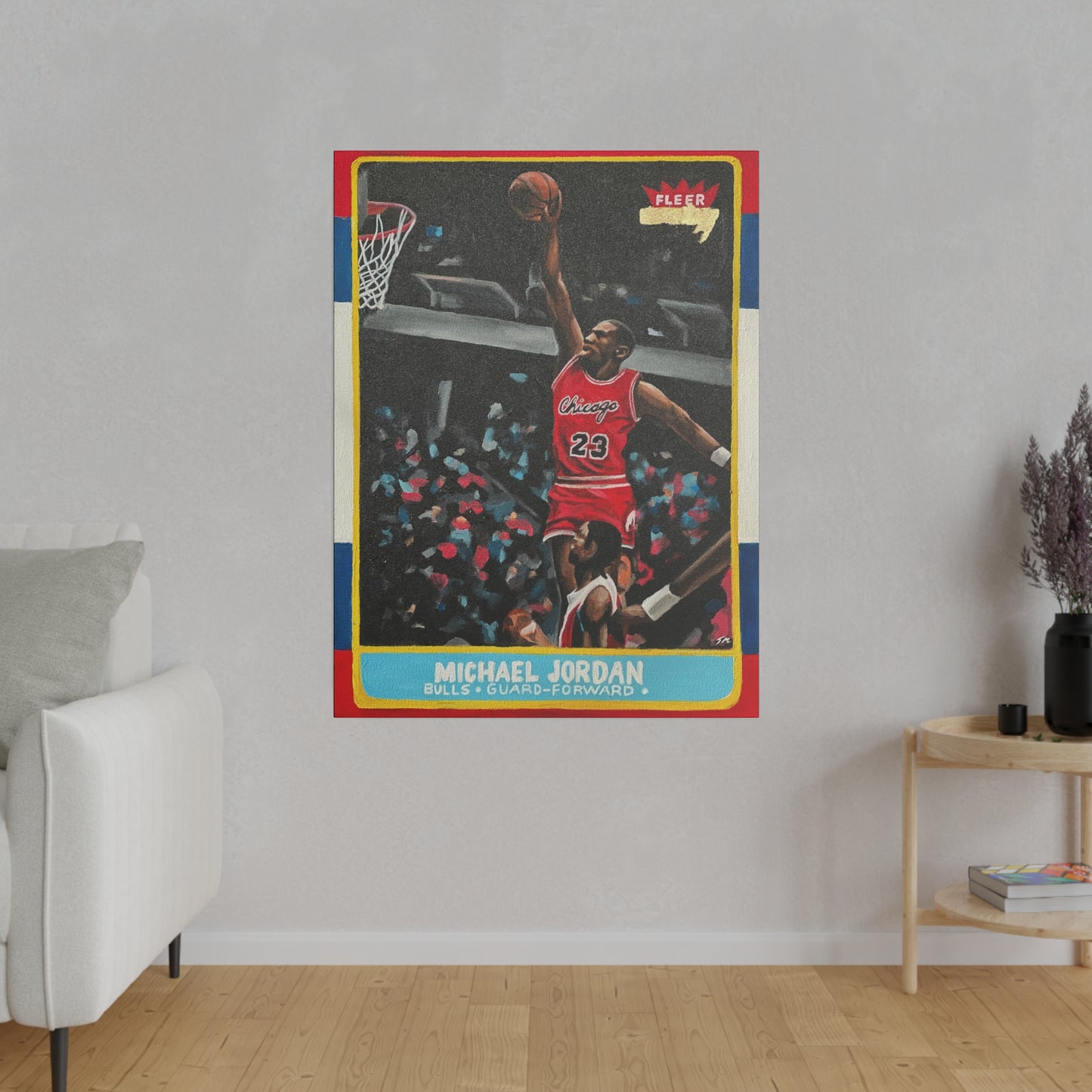 Rookie MJ - Canvas - Tommy Manning Art