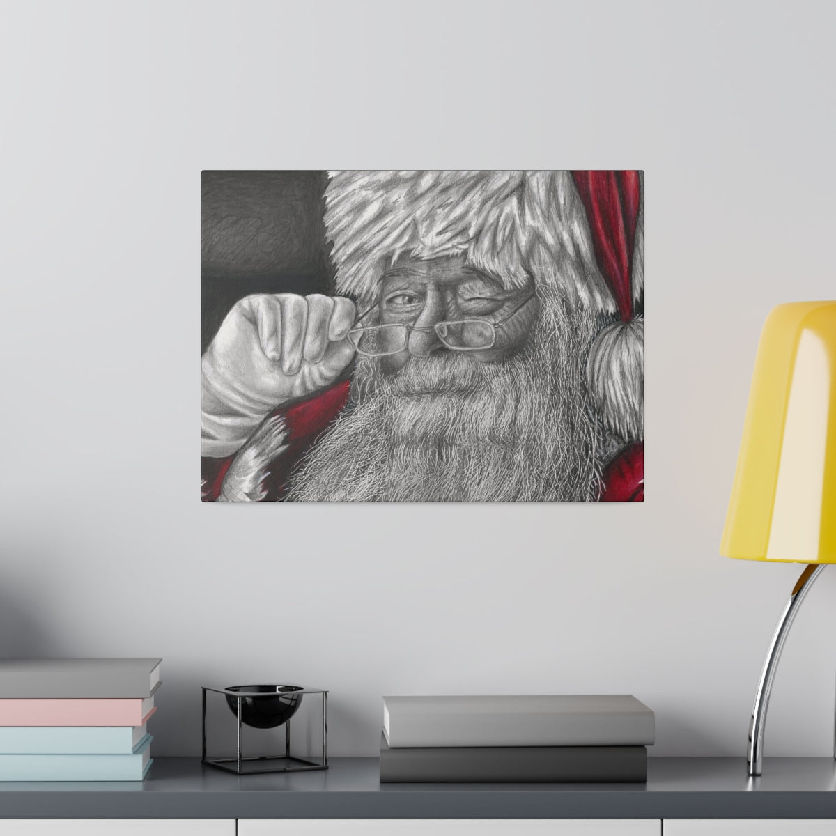 Santa 2017 - Canvas - Tommy Manning Art