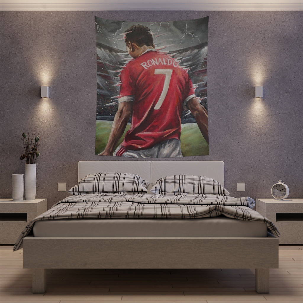 Ronaldo - TAPESTRY - Tommy Manning Art