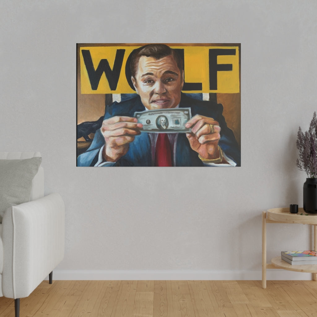 Wolf Of Wall Street - Canvas - Tommy Manning Art