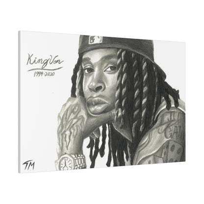 King Von - Canvas - Tommy Manning Art