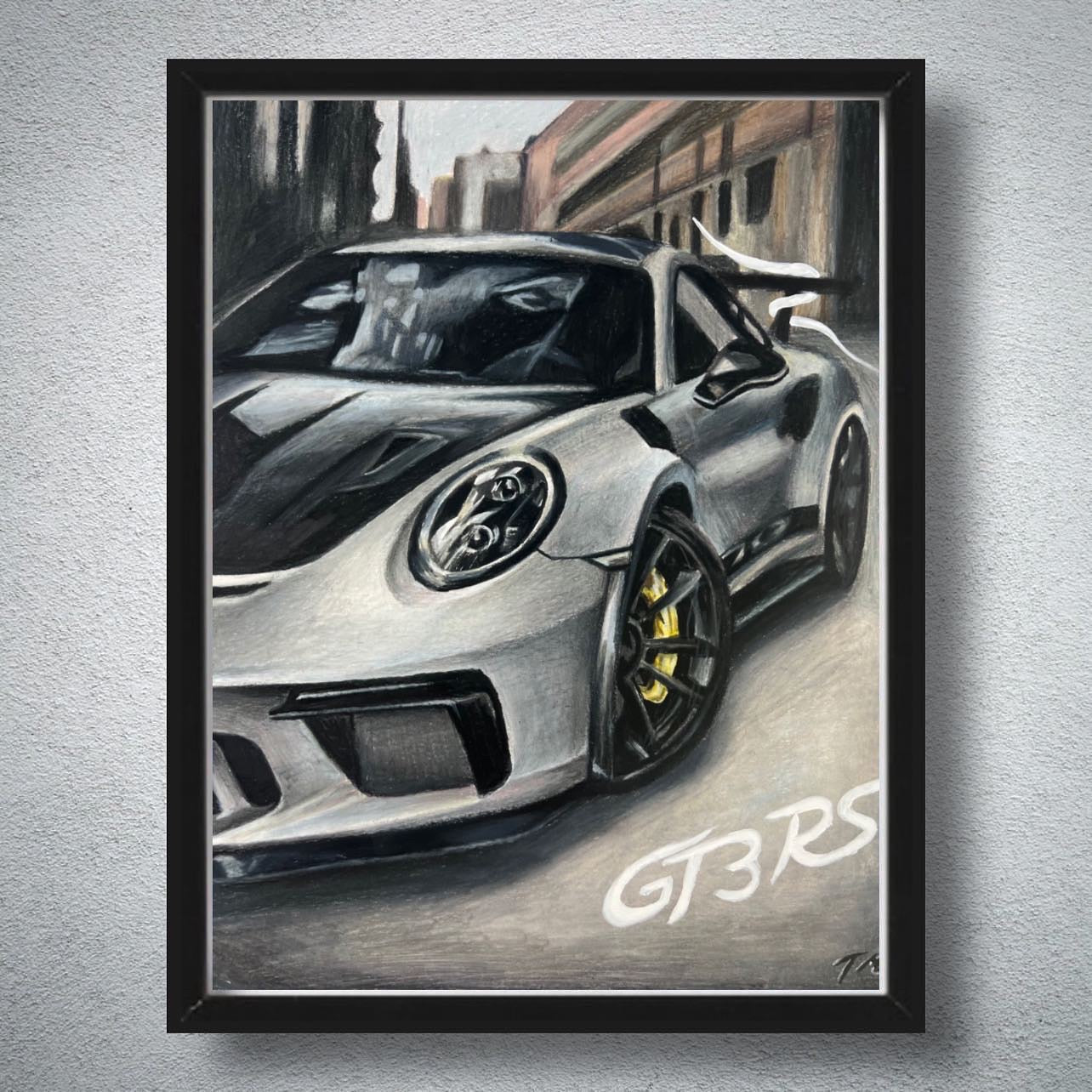 "GT3 RS" - Original Drawing 14x11 - Tommy Manning Art