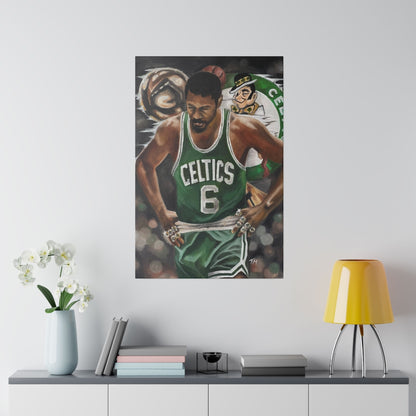 BILL RUSSELL - Canvas - Tommy Manning Art