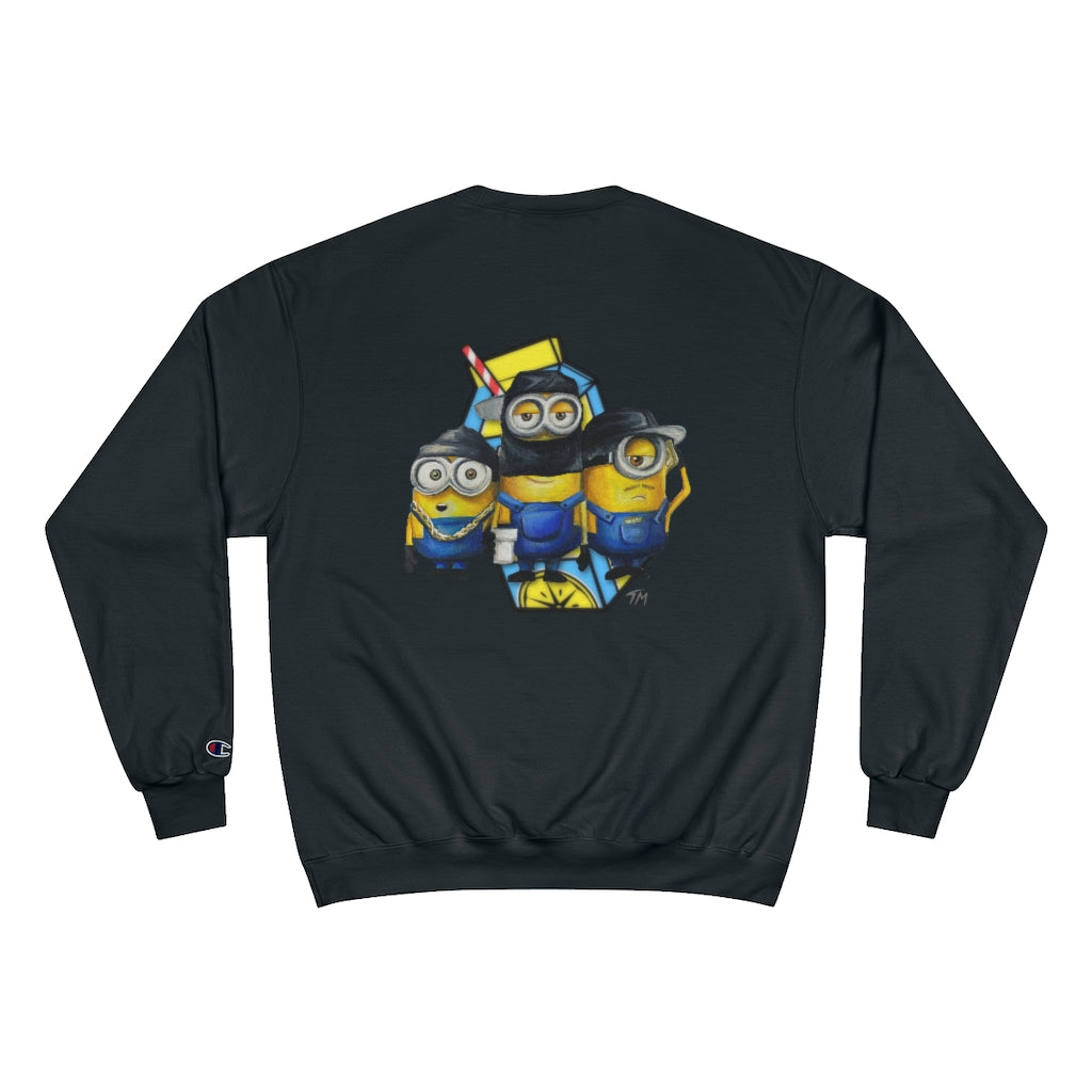 MXNIONS - Champion Crewneck (Double Sided) - Tommy Manning Art