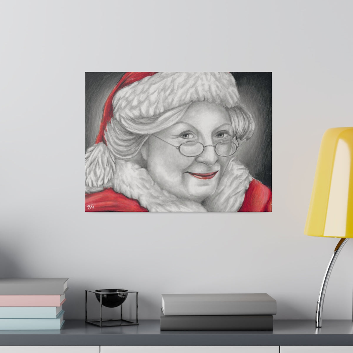 Mrs. Claus 2018 - Canvas - Tommy Manning Art