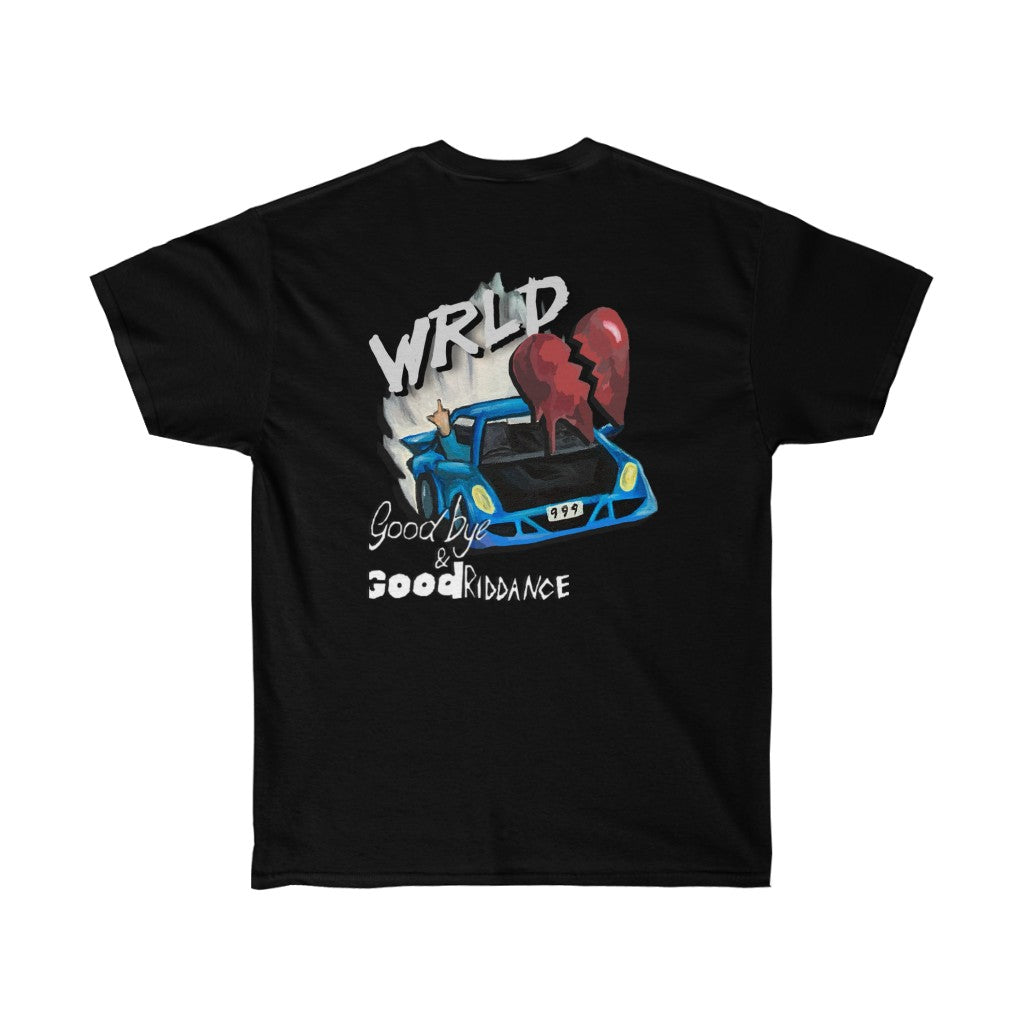 WRLD - Tee-Shirt (Double Sided) - Tommy Manning Art