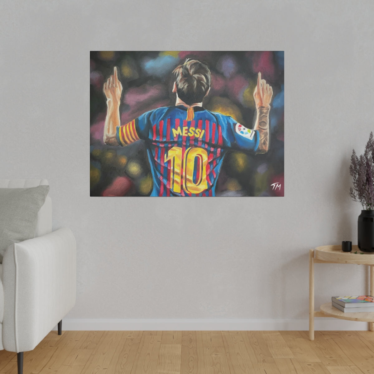 MESSI - Canvas - Tommy Manning Art