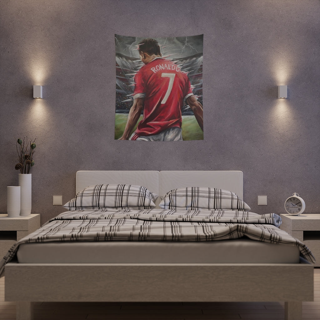 Ronaldo - TAPESTRY - Tommy Manning Art