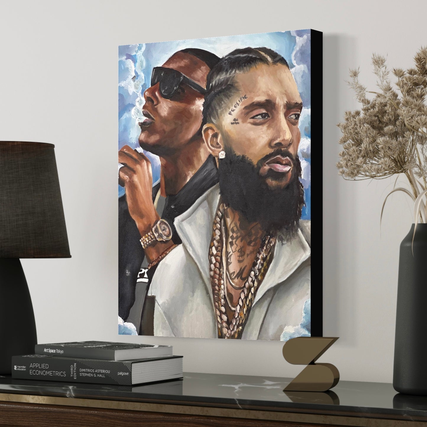 NIPSEY AND DOLPH - Canvas - Tommy Manning Art