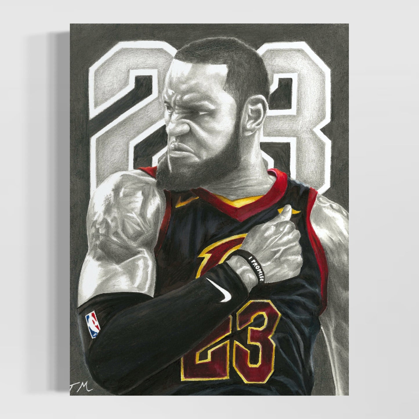 CAVS LEBRON - Fine Art Print - Tommy Manning Art