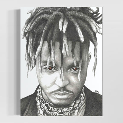 Juice Wrld Tribute - Fine Art Print - Tommy Manning Art