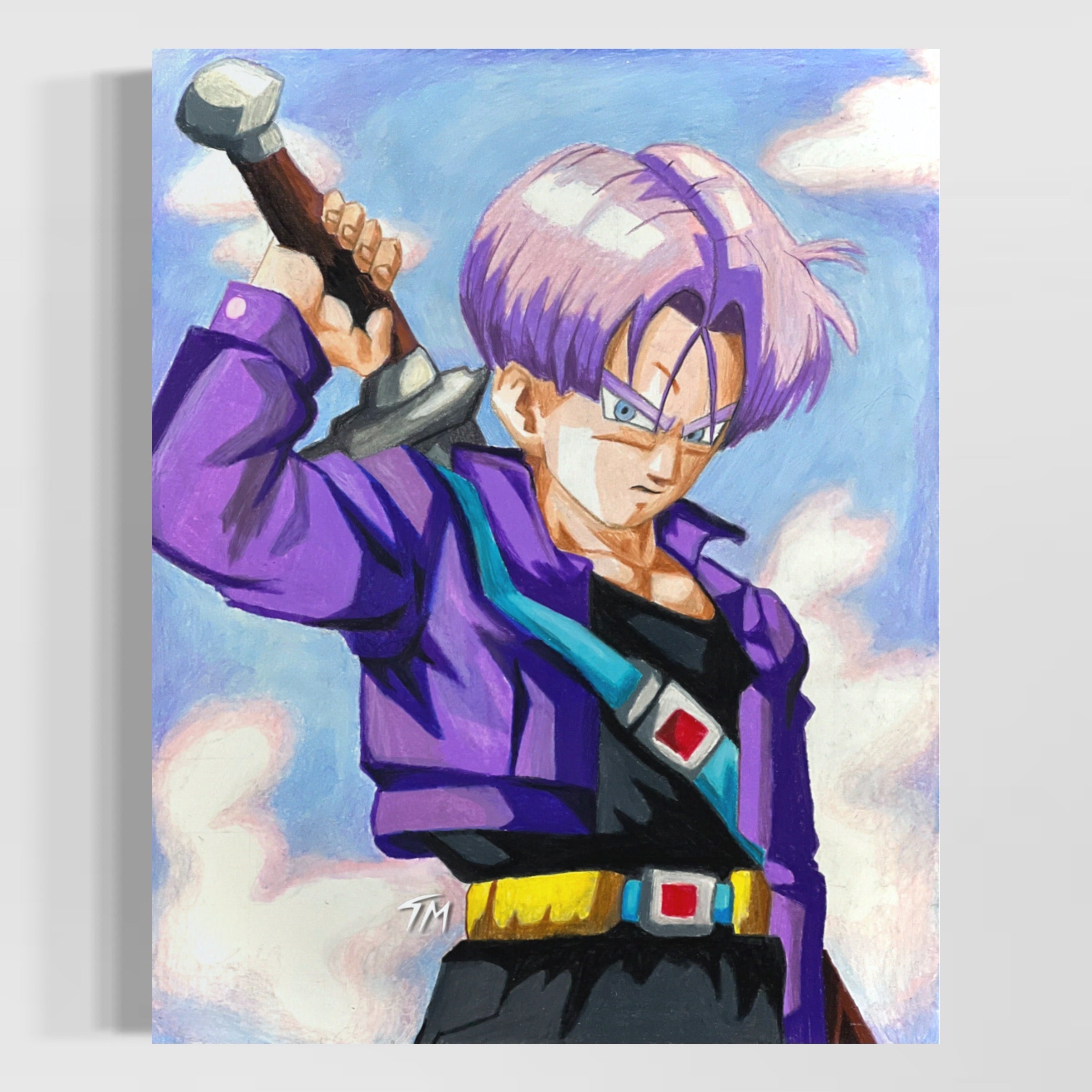 Dragon Ball store Z Trunks Art Work