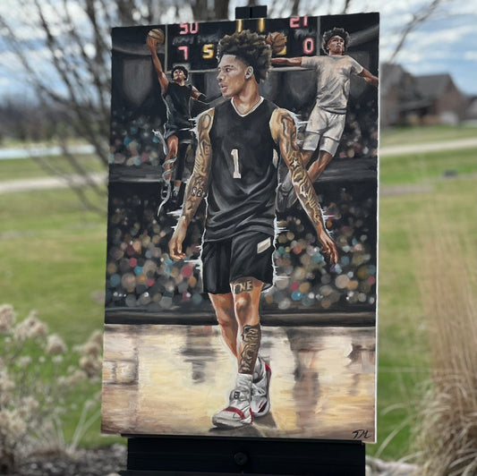 "Mikey" - Original Painting 36x24 - Tommy Manning Art