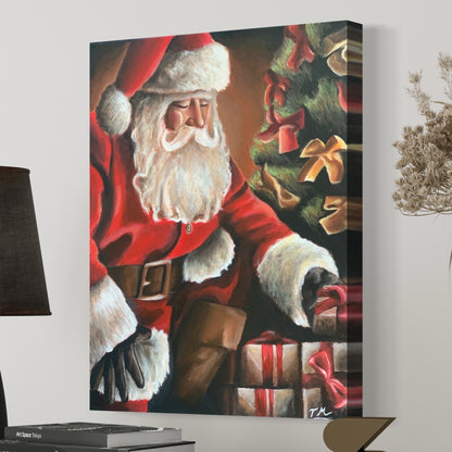 Santa 2020 - Canvas - Tommy Manning Art